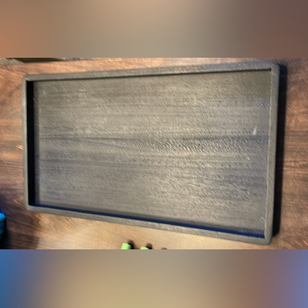 Pottery Barn Mason Mango Wood Tray Large